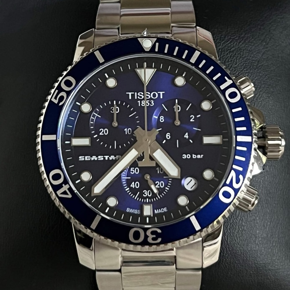 Tissot Men’s Seastar 1000 Chronograph Quartz Watch
45.5mm
Swiss Made